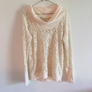 Anthropologie Oversized A’reve Swoop Neck Shirt